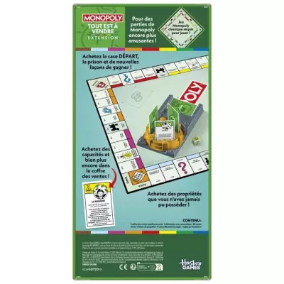 Monopoly Extension Tout est à vendre: plus amusant et rapide!