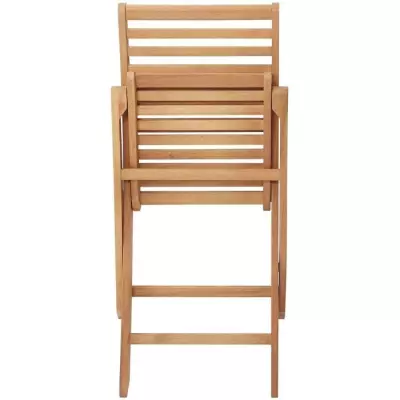 Salon de jardin 8 pers. bois eucalyptus FSC - Table 180x90 cm + 8 chaises pliantes