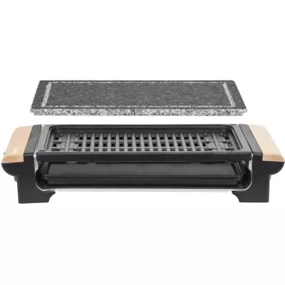 Grill électrique 2 en 1 et Pierre à cuire - 8 pers. - H.Koenig RP320