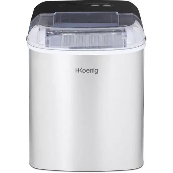H.KoeNIG - ICEK12 - Machine a glaçons - Capacité de production 12 kg- temps 10 a 13 min - réservoir d'eau 2,1 L - 120W - Ecra