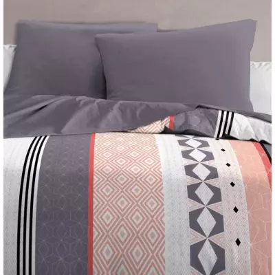 Parure de couette microfibre HOME PASSION BLING - Bleu