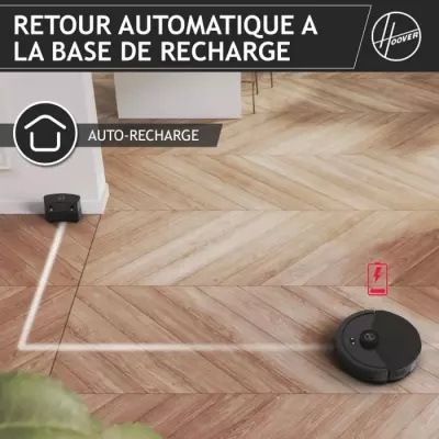Aspirateur Robot Dry HOOVER HG410D - 4000 Pa - Autonomie 120 min