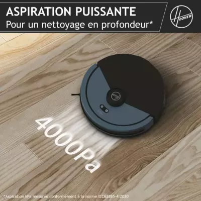 Aspirateur Robot Hoover HG430H Hydro - Puissant 4000Pa - Navigation Laser