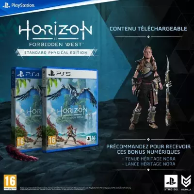 Explorez l'Ouest interdit avec le jeu PS4 Horizon: Forbidden West (Mise à niveau PS5 disponible)