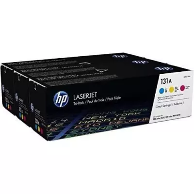 HP Lot de 3 toners authentiques cyan/magenta/jaune LaserJet 131A