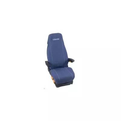 Housse Coton Matelassée Bleu Logo Truck - Protection Pratique