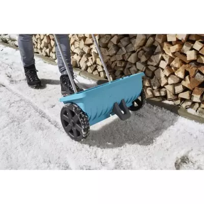 Épandeur à engrais sur roues GARDENA 12,5L - Surface 400m² max
