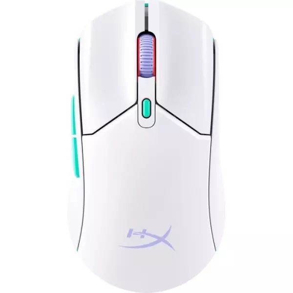 HP HyperX Pulsefire Haste 2 Core sf - Souris gamer (blanc/vert/violet)