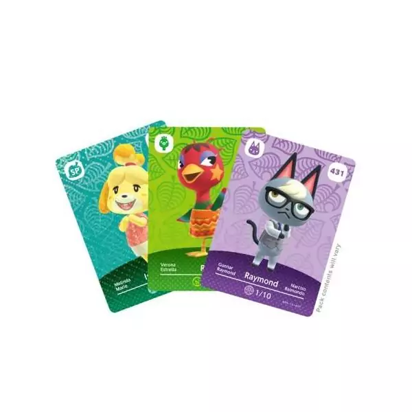 Cartes Amiibo - Animal Crossing Série 5 • Contient 3 cartes dont 1 spéciale