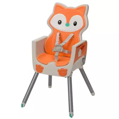 Chaise haute 4 en 1 Renard - Compact et pratique
