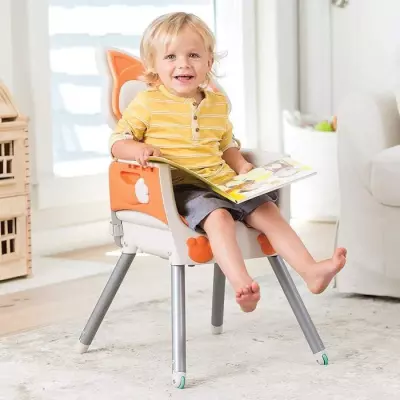 Chaise haute 4 en 1 Renard - Compact et pratique