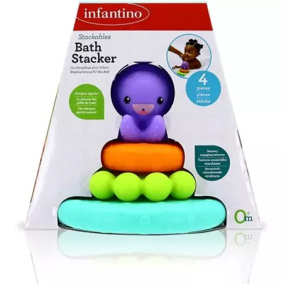 Pyramide de bain pieuvre - Jouet de bain INFANTINO