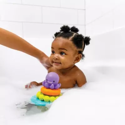 Pyramide de bain pieuvre - Jouet de bain INFANTINO