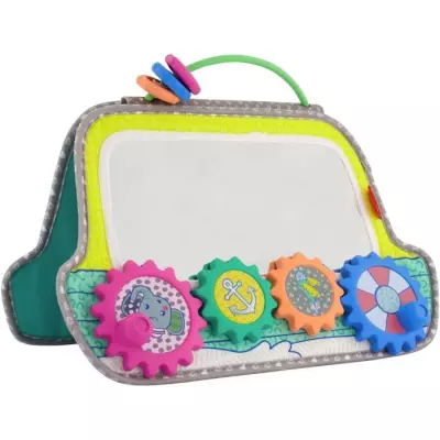 Miroir d'activités 2 en 1 pour bébé - Jouet balle éveil