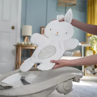 Transat Confort Petit Lapin avec Arche d'éveil - Compact et Lumineux