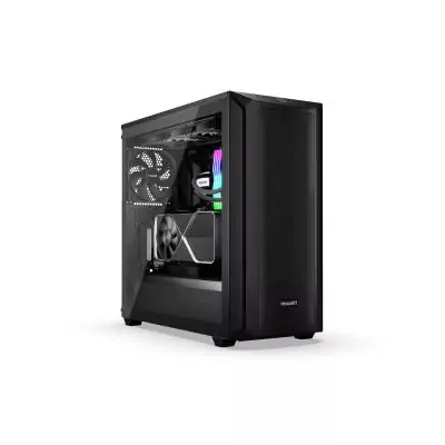 be quiet! Shadow Base 800 Noir | Boîtier PC vitré, Mini ITX Micro ATX ATX E-ATX, 3 ventilateurs Pure Wings 3 140 mm PWM