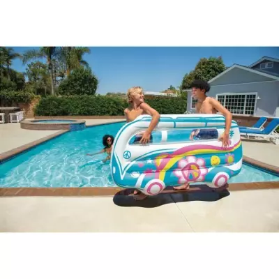 Matelas gonflable Intex Van 70's - Dimensions compactes pour un transport pratique