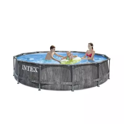 Kit piscine ronde Intex Baltik 366x99 cm avec pompe et échelle