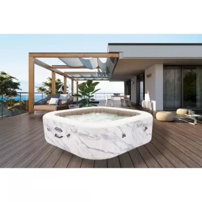 Spa gonflable INTEX Calacatta - 4 places - Carré