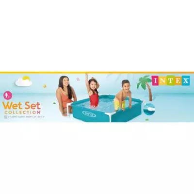 Piscine tubulaire Intex 1,22x1,22x0,30m - Jeux de piscine