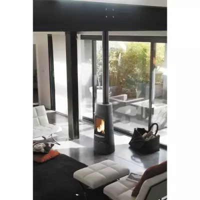 Poêle à bois INVICTA Aratos - Fonte 8 KW - Bûches 40 cm - Made in France