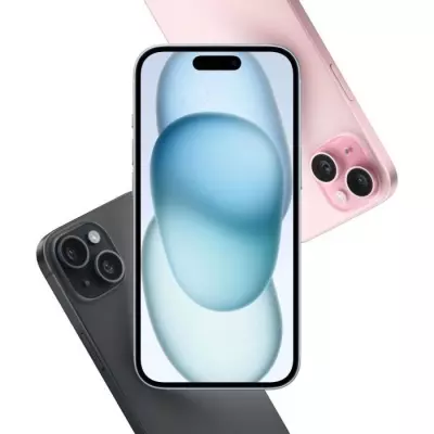 iPhone 15 128GB Rose - Smartphone compact et performant!