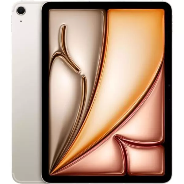 Apple - iPad Air (2024) - 11 - WiFi + Cellulaire - 128 Go - Lumiere Stellaire