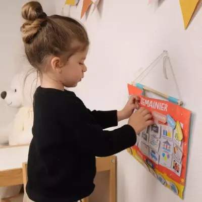 Calendrier Semainier Gratitude Enfant - JADE - Montessori - Humeur - Dodo