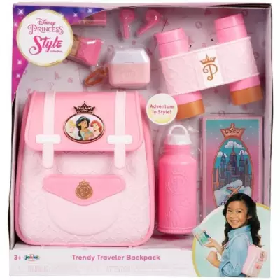 Sac à dos de voyage Disney Style Collection Jakks - Rose (Enfant 3+)