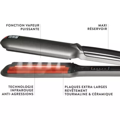 Lisseur vapeur Jean Louis David - Lissage intense - Technologie infrarouge