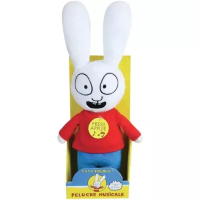 Peluche musicale Simon générique 30 cm - Ca c'est Simon caca boudin