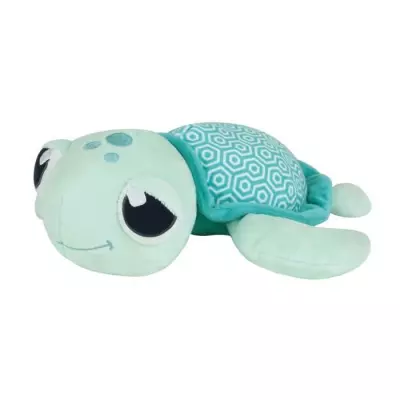 Peluche Tortue Lumineuse Naturelle 25 cm - JEMINI