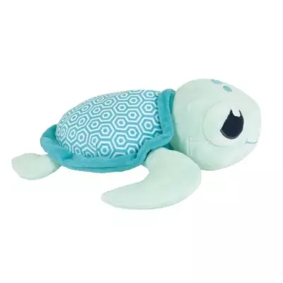 Peluche Tortue Lumineuse Naturelle 25 cm - JEMINI