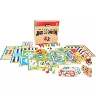 Coffret de Jeux Traditionnels en Bois - Fabriqué en France