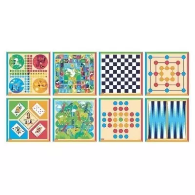 Coffret de Jeux Traditionnels en Bois - Fabriqué en France