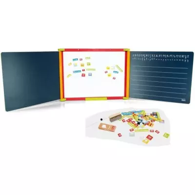 Tableau enfant Triptyque 3 faces - Made in France