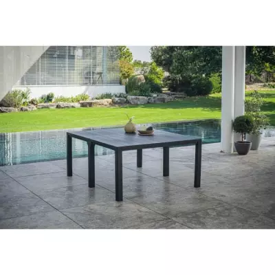 Table de jardin Julie Allibert by KETER - Gris graphite