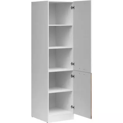 Colonne de cuisine JUNONA 2 Portes - Blanc brillant