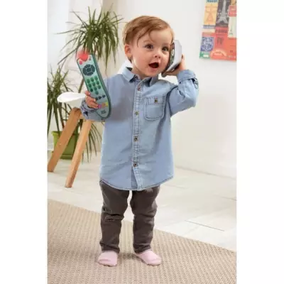Téléphone et Télécommande KD - Mon Duo High-Tech pour l'apprentissage des animaux, chiffres et couleurs