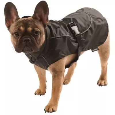 Protégez votre chien sous la pluie avec ce Manteau de Pluie noir Taille S - 80623