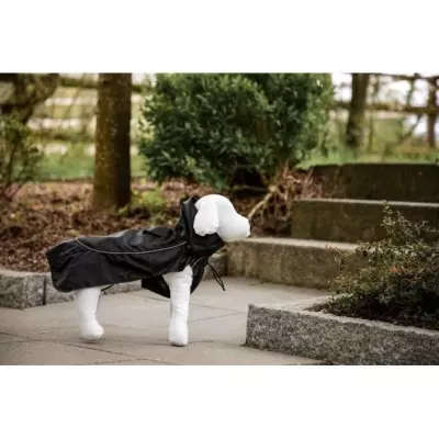 Protégez votre chien sous la pluie avec le Manteau de Pluie Kerbl Noir Taille XL