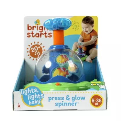 Jouet étoile musicale Press & Glow Spinner - BALLE EVEIL