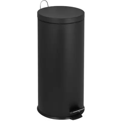 Poubelle de cuisine à pédale URBAN 30L - En acier Noir