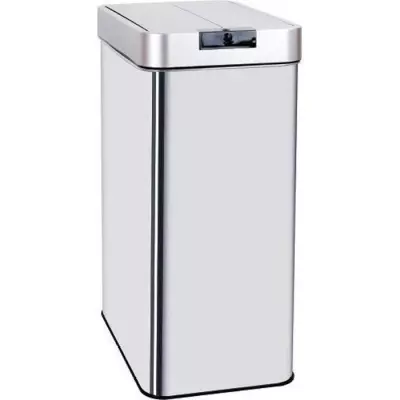 Poubelle automatique SILVERLAKE 60L Inox - Design compact