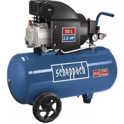 Compresseur d'air horizontal Scheppach HC54 - 50L - 1500W