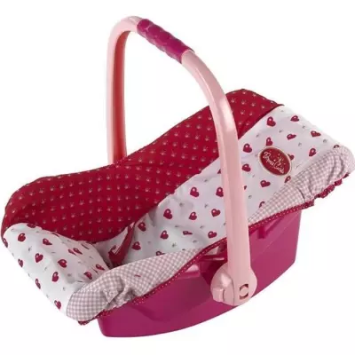 Porte-poupée rigide Princess Coralie - Pratique et coloré pour poupées - Rose