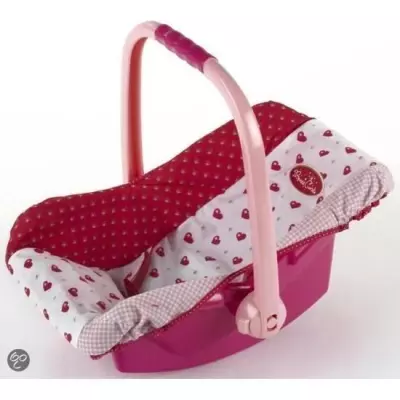 Porte-poupée rigide Princess Coralie - Pratique et coloré pour poupées - Rose