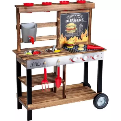 Cuisine d'été en bois Beach Picnic avec 23 accessoires - KLEIN