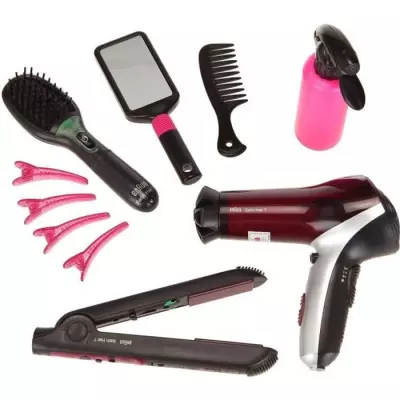 Ensemble coiffure Braun Satin Hair 7 pour enfant