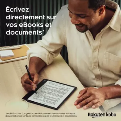 Liseuse Kobo by Fnac Elipsa 2E : Lecture numérique élégante